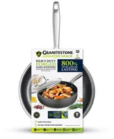 Granite Stone Diamond Armor Max Aluminum Hard Anodized Quart Ultra Release Deep Saute Pan