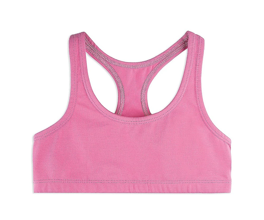 Rebel Girls x Mightily Fair Trade Organic Cotton Sports Bras 3-pack