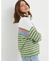 Fat Face Women's Relaxed Airlie Stripe Sweatshirt