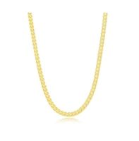 Franco Chain 3mm Sterling Silver or Gold Plated Over 24" Necklace