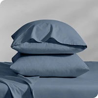 Bare Home Organic Cotton Percale Pillowcase Set King