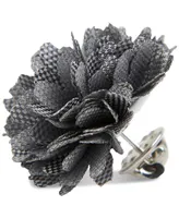Con.Struct Men's Ceremony Satin Checkerboard Flower Lapel Pin, Created for Macy's