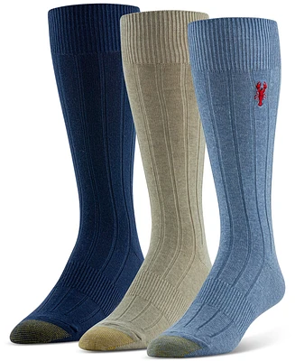 Gold Toe Men's Hampton Embroidered Socks - 3 pk.