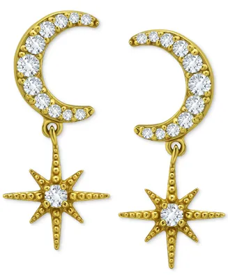 Giani Bernini Cubic Zirconia Celestial Drop Earrings, Created for Macy's