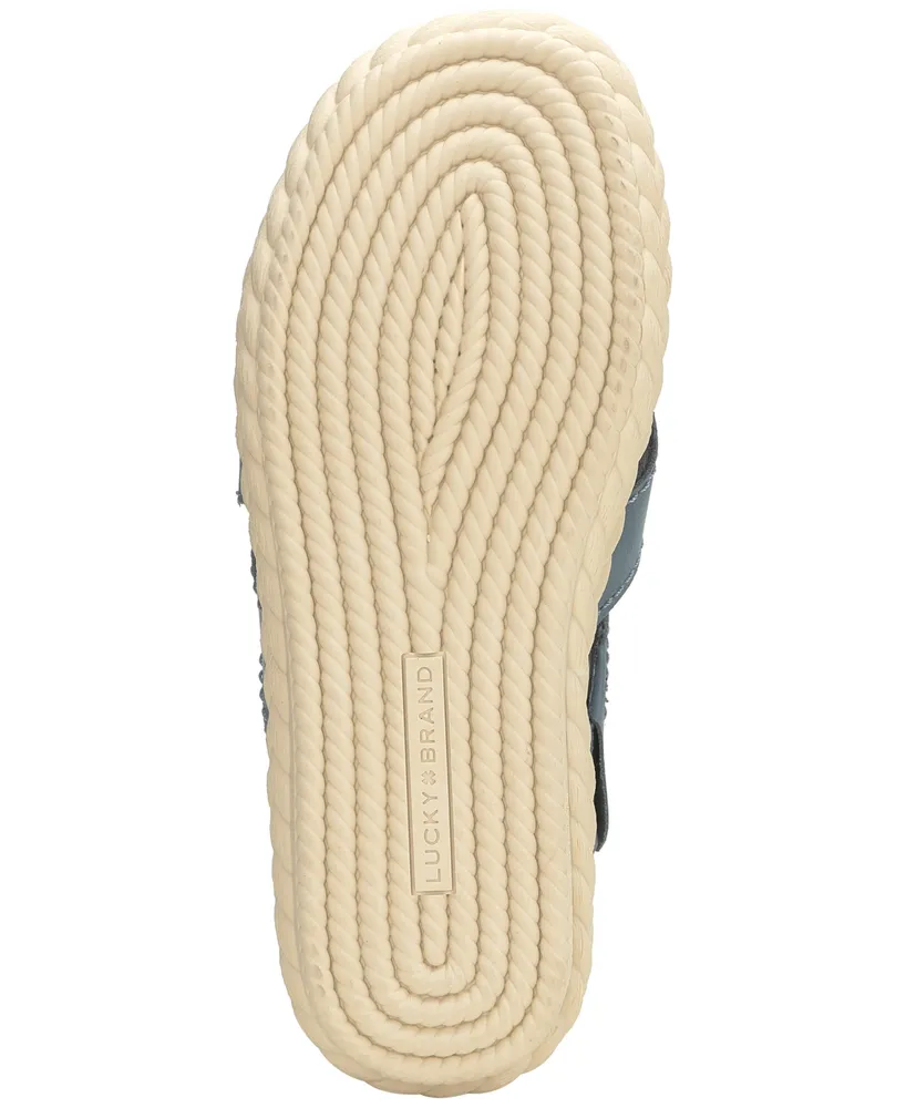 Lucky Brand Women's Loftee Crisscross Platform Espadrille Sandals