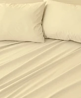 Premium Comforts Solid Microfiber Ultra Soft 4-Pc. Sheet Set, Full