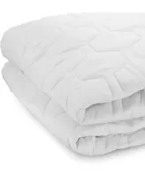 The Grand Down Alternative Fitted Mattress Pad Cover– White - Day bed (44x75")