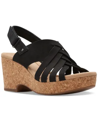 Clarks Women's Giselle Ivy Wedge Sandals
