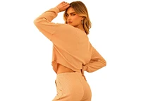 Scout Long Sleeve Oversized Crop Top