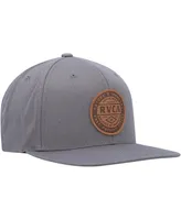 Men's Rvca Gray Standard Issue Snapback Hat