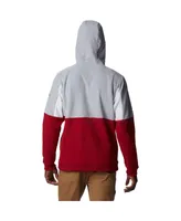 Men's Columbia Crimson Alabama Tide Lodge Quarter-Zip Hoodie