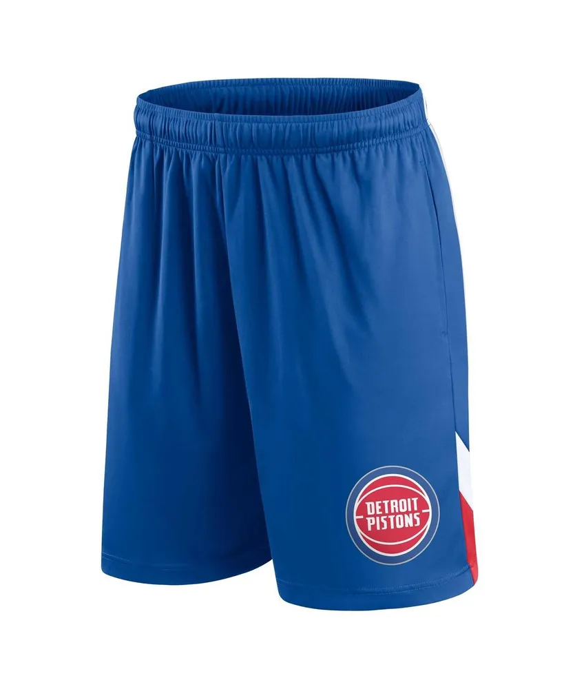 Men's Fanatics Blue Detroit Pistons Slice Shorts
