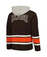 Men's Tommy Hilfiger Brown Cleveland Browns Ivan Fashion Pullover Hoodie