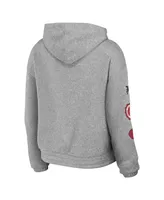 Women's Wear by Erin Andrews Heather Gray Atlanta Falcons Full-Zip Hoodie