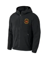 Men's Nfl x Darius Rucker Collection by Fanatics Black Washington Commanders Sherpa Full-Zip Hoodie