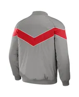 Men's Darius Rucker Collection by Fanatics Gray Philadelphia Phillies Baseball Raglan Full-Snap Jacket