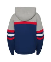 Big Boys Mitchell & Ness Gray Washington Capitals Head Coach Pullover Hoodie