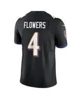 Men's Nike Zay Flowers Black Baltimore Ravens Alternate Vapor F.u.s.e. Limited Jersey