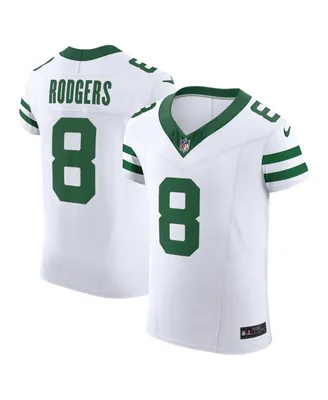 Men's Nike Aaron Rodgers White New York Jets Alternate Vapor F.u.s.e. Elite Jersey