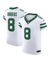 Men's Nike Aaron Rodgers White New York Jets Alternate Vapor F.u.s.e. Elite Jersey