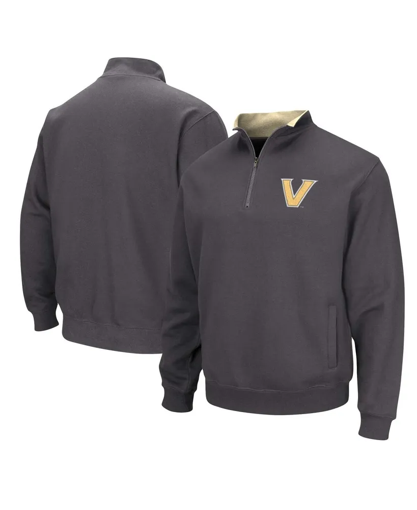 Men's Colosseum Charcoal Vanderbilt Commodores Tortugas Quarter-Zip Jacket