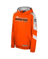 Big Boys Colosseum Orange Oklahoma State Cowboys Oht Military-Inspired Appreciation Cyclone Digital Camo Pullover Hoodie