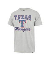 Men's '47 Brand Heather Gray Texas Rangers Sandy Daze Franklin T-shirt