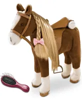 Gotz Big Plush Combing Horse with Saddle and Bridle