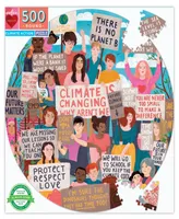 Eeboo Piece Love Climate Action Round Puzzle