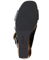 Clarks Women's Kyarra Judi Strappy Slip-On Wedge Sandals