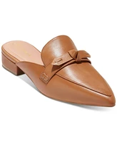 Cole Haan Women's Piper Bow Pointed-Toe Flat Mules