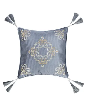 J Queen New York Dicaprio Embellished Decorative Pillow, 18" x 18"