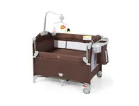 5-in-1 Portable Baby Beside Sleeper Bassinet Crib Playard with Diaper Changer