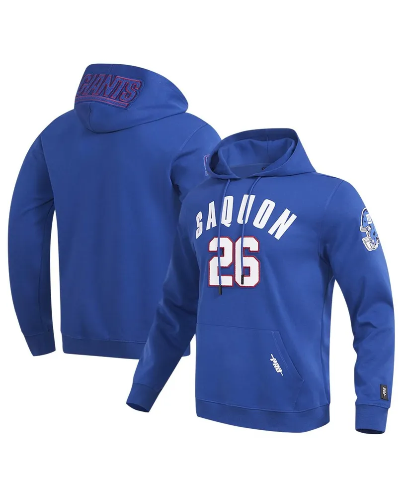 Men's Pro Standard Saquon Barkley Royal New York Giants Player Name and Number Pullover Hoodie