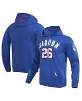 Men's Pro Standard Saquon Barkley Royal New York Giants Player Name and Number Pullover Hoodie