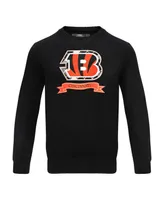 Men's Pro Standard Black Cincinnati Bengals Prep Knit Sweater