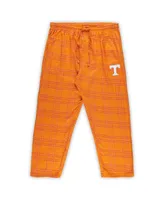 Men's Profile Tennessee Orange, White Volunteers Big and Tall 2-Pack T-shirt Flannel Pants Set