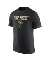 Men's Nike Black Colorado Buffaloes We Here T-shirt