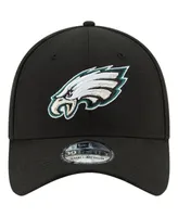 Men's New Era Black Philadelphia Eagles 39THIRTY Fitted Hat