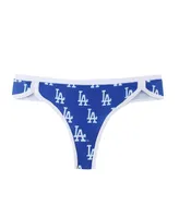 Women's Concepts Sport Royal Los Angeles Dodgers 2-Pack Allover Print Knit Thong Set