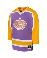 Big Boys Mitchell & Ness Purple Los Angeles Kings 1980 Blue Line Player Jersey