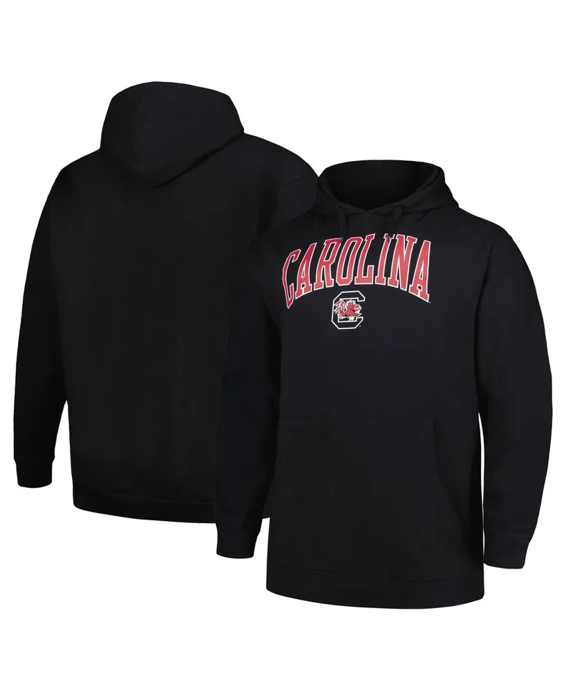 Men's Champion Black South Carolina Gamecocks Arch Over Logo Big and Tall Pullover Hoodie