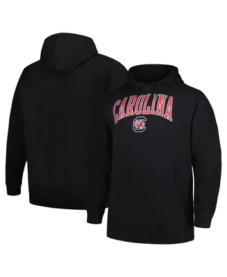 Men's Champion Black South Carolina Gamecocks Arch Over Logo Big and Tall Pullover Hoodie
