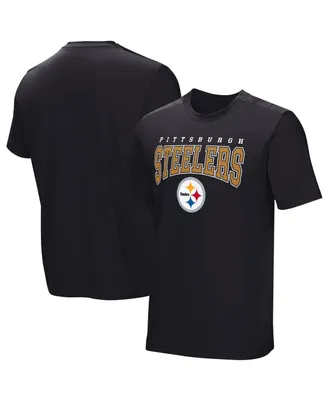 Men's Black Pittsburgh Steelers Home Team Adaptive T-shirt