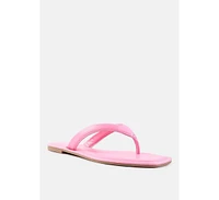 Tolpo Square Toe Thong Flats