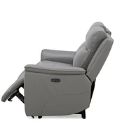 Addyson 64" 2-Pc. Leather Sofa with 2 Zero Gravity Recliners Power Headrests, Created for Macy's