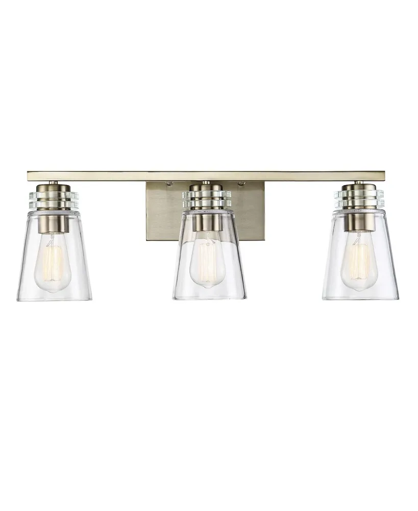 Savoy House Brannon 3-Light Bathroom Vanity Light Noble Brass