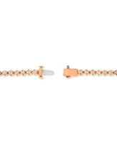 Le Vian Ombre Chocolate Ombre Diamond 18" Tennis Necklace (5-1/2 ct. t.w.) in 14k Rose Gold