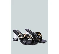 Women's Wandy Link Chain Embellished Sandals