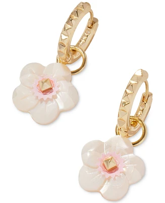 Kendra Scott 14k Gold-Plated Removable Flower Charm Hoop Earrings